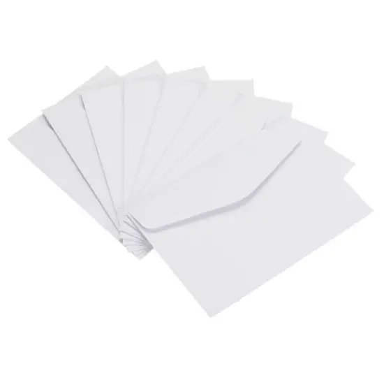 Unique Bargains Greeting Note Party Blank Small Items Storage Business Card Holder Mini Envelopes image {17}