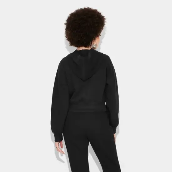 Women's Cropped Pullover Hooded Sweatshirt - Wild Fable&trade; image {2}