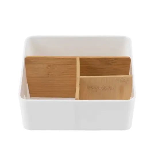 Thinkspace 4 Compartment Storage White image {1}
