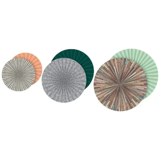 Teacher Created Resources Home Sweet Classroom Hanging Paper Fans 3 Per Pack 3 Packs (TCR77398-3) image {1}