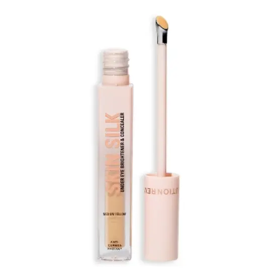Makeup Revolution Skin Silk Serum Under Eye Brightener & Concealer - 0.13 fl oz image {10}