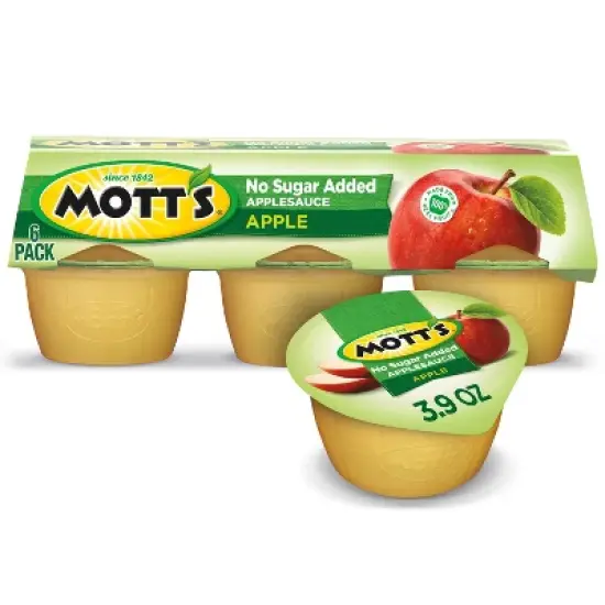 Mott's Unsweetened Applesauce Cups - 23.4oz/6ct image {16}