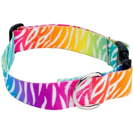 Country Brook Petz 1 1/2 Inch Fashion Zebra Dog Collar image {2}