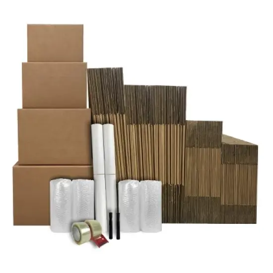 UBMOVE 7 Room Basic Moving Kit with 88 Moving Boxes, & Moving Supplies image {3}