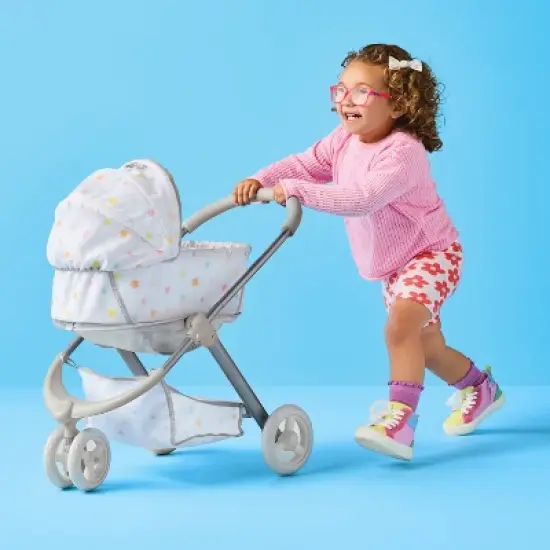 3 in 1 Convertible Stroller for 14" - 16" Dolls - Gigglescape&trade;: Toy Stroller Baby Doll Accessories image {1}