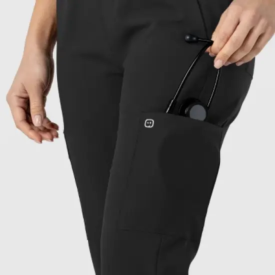 Wink W123 Women's Flex-n-Reach Track Scrub Pant image {6}