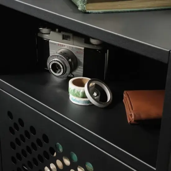 Boulevard Cafe Nightstand Black - Sauder image {5}