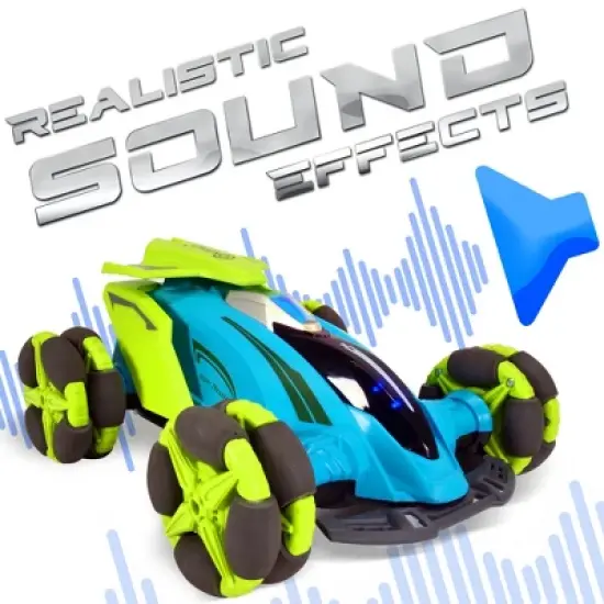 Contixo SC4 RC Car with 360&deg; Rotating, Blue Smoke, One-Key Demonstration, Realistic Sounds & Lights, with 360&deg; Rotating, Blue Smoke image {8}