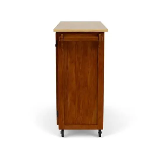 Create - A - Cart Kitchen Cart with Natural Top Cherry - Homestyles image {8}