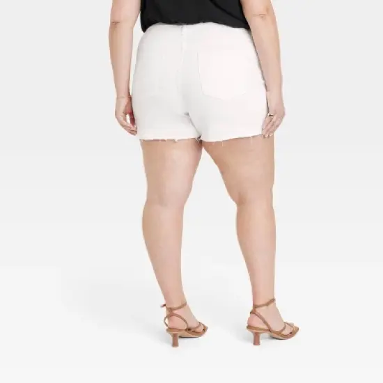 Women's High-Rise Denim Shorts - Ava & Viv&trade; image {1}