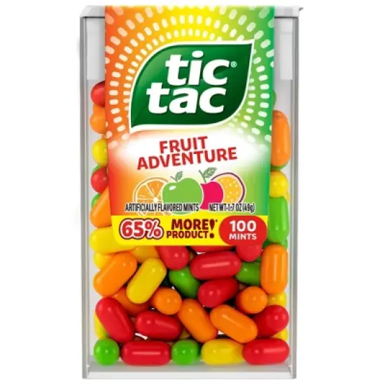 Tic Tac Single Fruit Adventure 100ct/1.7oz image {5}
