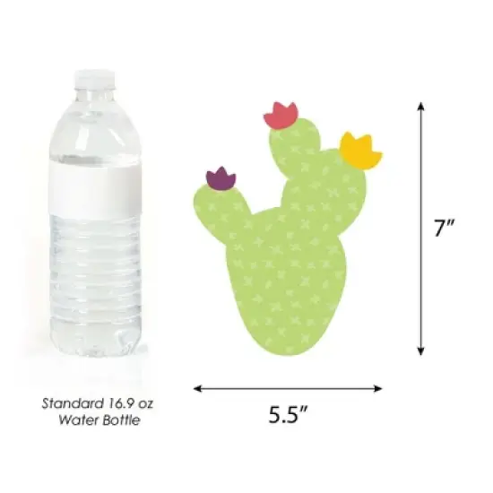 Big Dot of Happiness Prickly Cactus Party - Cactus Decorations DIY Fiesta Party Essentials - Set of 20 image {3}