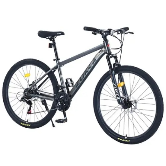 YONWAY 27.5 Inch Wheels 21 Speed Mountain Bike, Front Suspension, Aluminum Alloy Frame for Men, Women, Boys and Girls image {9}