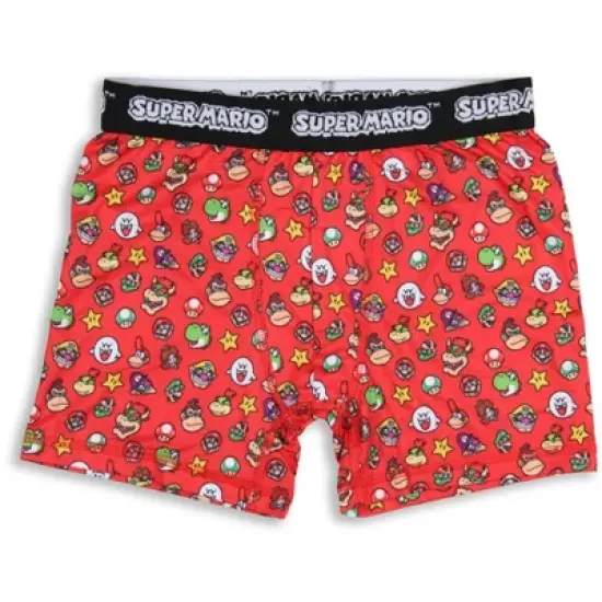 Super Mario Bros Boys Character 3 Pack Athletic Boxer Briefs image {3}