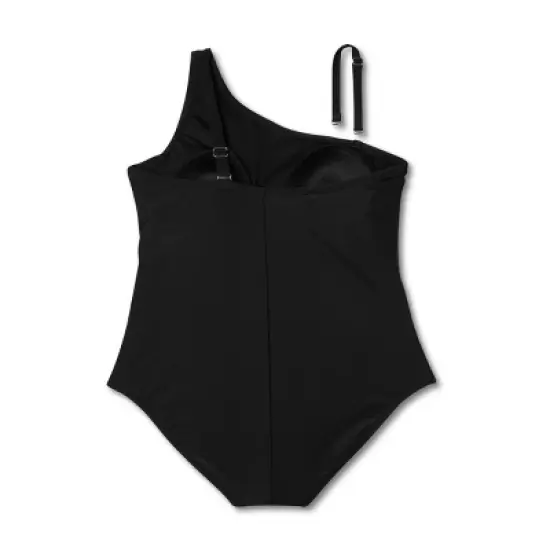 Women's Tummy Control One Shoulder Ruched Full Coverage One Piece Swimsuit - Kona Sol&trade; image {5}