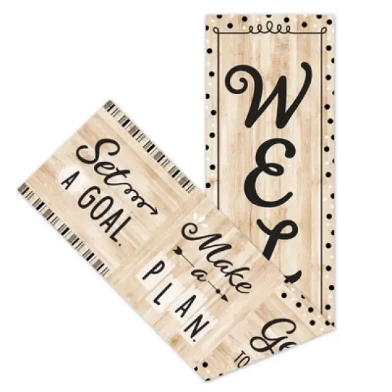 Creative Teaching Press&reg; Black, White, and Wood Welcome Banner, 8" x 39", Pack of 2 image {2}