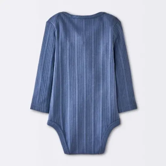 Baby Boys' 4pk Bear Long Sleeve Bodysuits - Cloud Island&trade; Ivory/Blue/Green image {1}