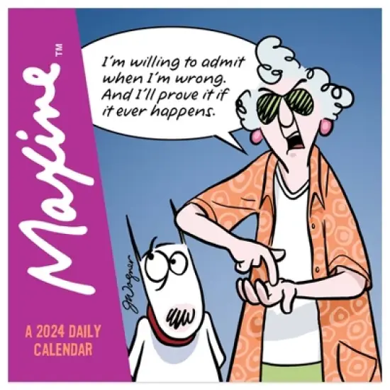 TF Publishing 2024 Daily Desktop Calendar 5.25"x5.25" Maxine image {3}