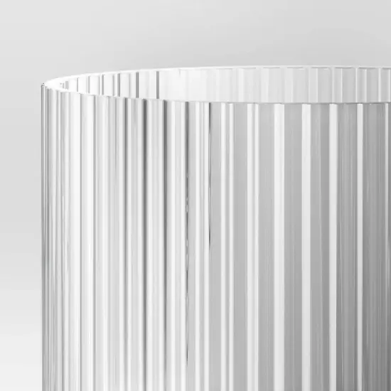 8.4oz Glass Ribbed Cassin Short Tumbler - Threshold&trade; image {2}