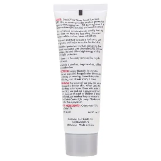 Elta MD UV Sheer Broad Spectrum SPF 50+ 1.7 oz image {3}