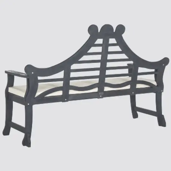 Azusa Bench - Gray/Beige - Safavieh image {3}