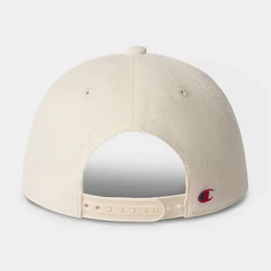 Champion Adult Hobby Corduroy Baseball Hat - Cream image {1}