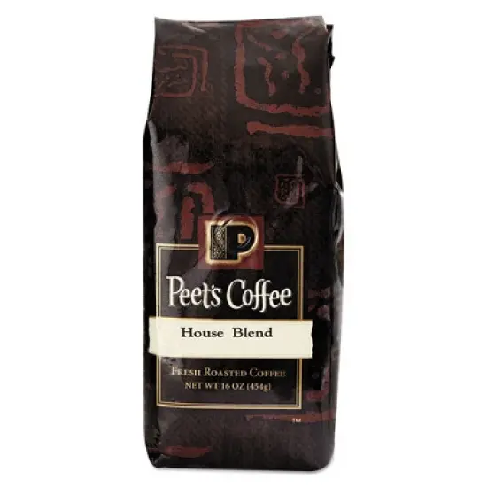 Peet's Coffee & Tea Bulk Coffee, House Blend, Ground, 1 lb Bag image {3}