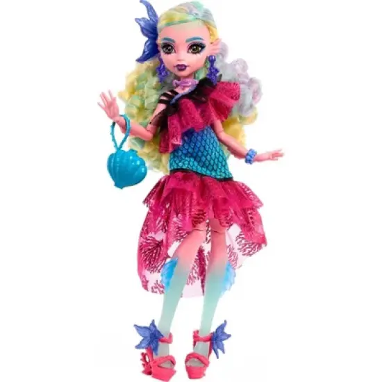 Monster High Lagoona Blue Fashion Doll in Monster Ball Party Dress with Accessories image {4}