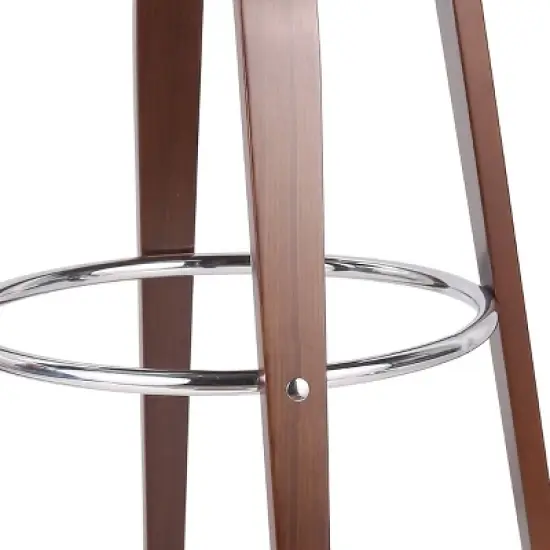 Jakin Mid-Century Modern Upholstered Swivel Barstool - Christopher Knight Home image {3}