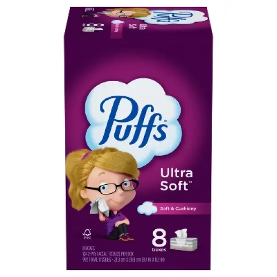 Puffs Ultra Soft Facial Tissue image {11}