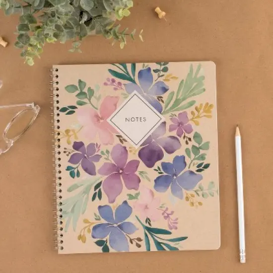 Cambridge 160pg Ruled Notebook 9.875"x8.75" Floral image {8}