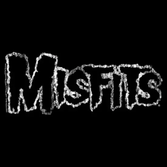 Junior's Misfits Distressed Logo T-Shirt image {1}