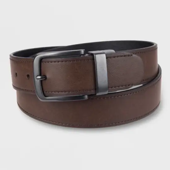 DENIZEN&reg; from Levi's&reg; Men's Reversible Edge with Stitch Belt - Brown image {6}