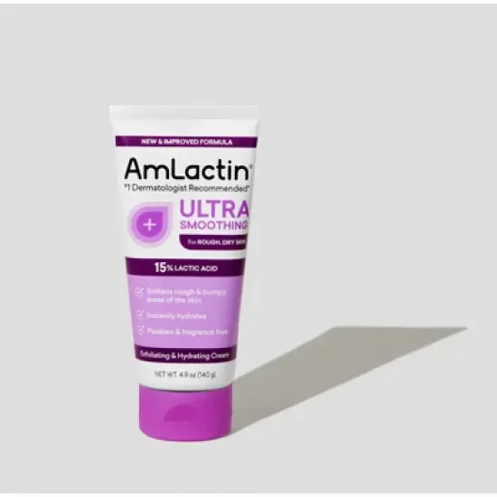 AmLactin Ultra Smoothing Intensely Hydrating Cream Unscented - 4.9oz image {1}