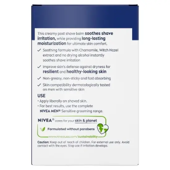 NIVEA Men Soothing Post Shave Balm for Sensitive Skin - 3.3 fl oz image {10}