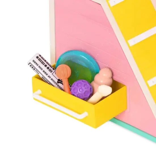 Glitter Girls Dog House Playset with Plush Pet Chihuahua Lollie for 14" Dolls image {2}