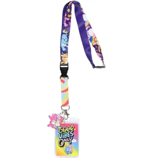 Care Bears ID Lanyard Multi Character Card and Plastic Pendant image {4}