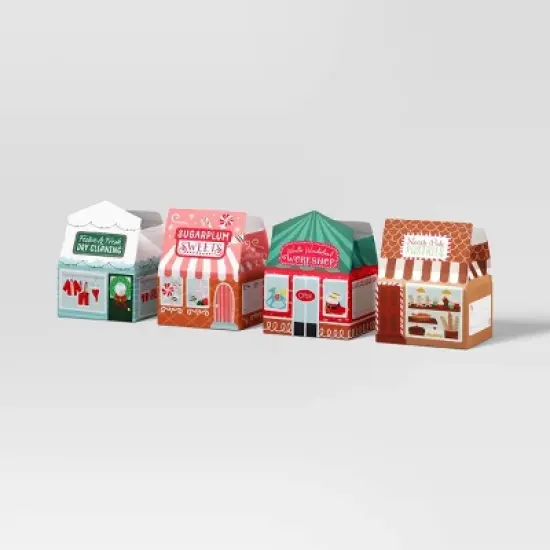 4ct Christmas Gift Boxes Holiday Shoppes - Wondershop&trade; image {3}