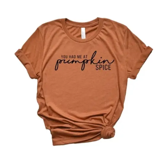 Simply Sage Market Women's You Had Me At Pumpkin Spice Short Sleeve Graphic Tee image {3}