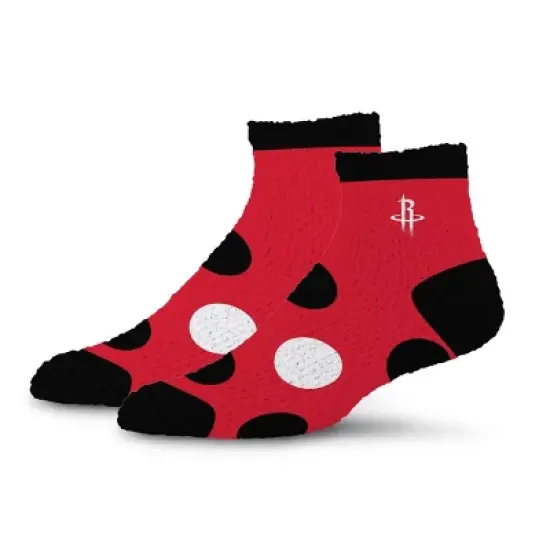 NBA Houston Rockets Big Dot Fuzzy Socks image {3}
