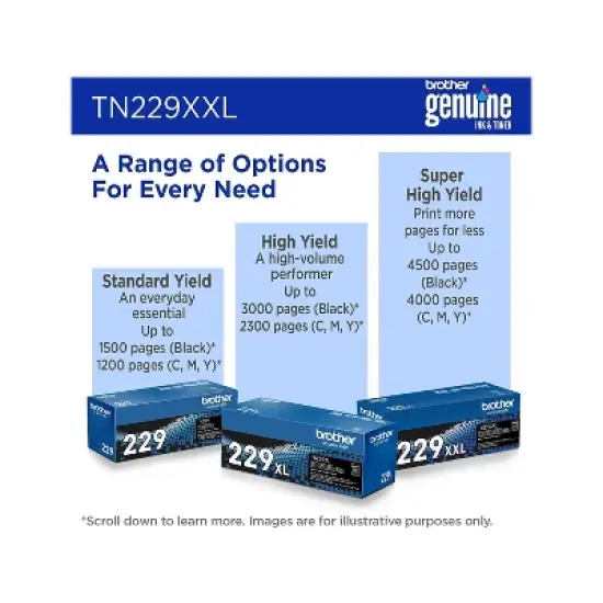 Brother TN229XXL Black Super High Yield Toner Cartridge (TN229XXLBK) image {5}
