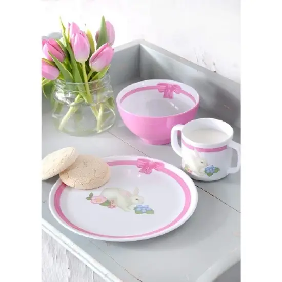 Portmeirion Botanic Garden Terrace 3-Piece Dinner Set - Bunny image {1}
