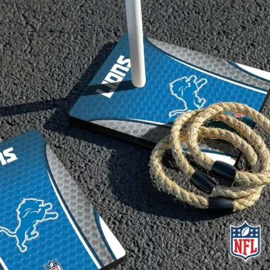 NFL Detroit Lions Solid Wood Quoits Toss Game image {4}