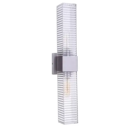Craftmade Lighting Ridge 2 - Light Wall Light in  Satin Aluminum image {1}