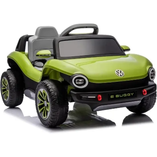Licensed Volkswagen 12V Kids Electric Ride On Car with Remote Control, LED Lights, Bluetooth, 2 Speeds, Ride On Toy for Ages 3-8 image {7}