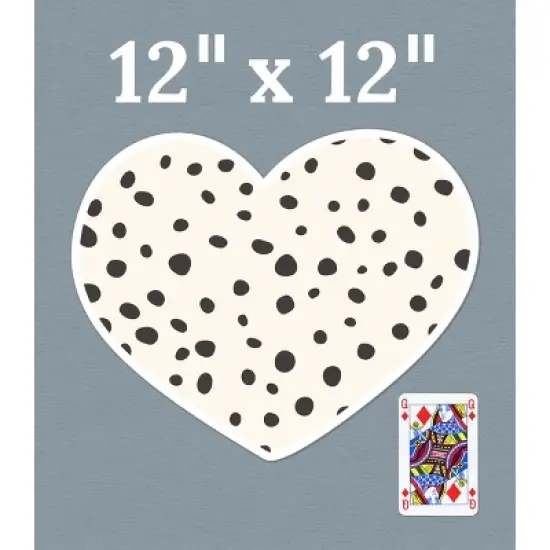 Carson Dellosa Education Jumbo Hearts & Dots Cutouts (12 cut -outs) image {2}