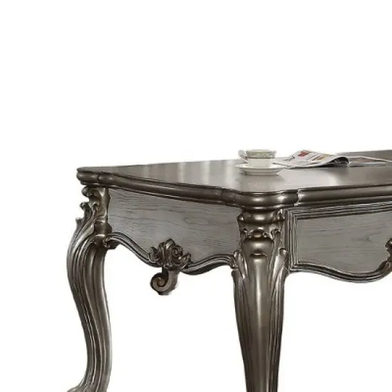 Versailles Executive Desk Antique Platinum - Acme Furniture image {4}