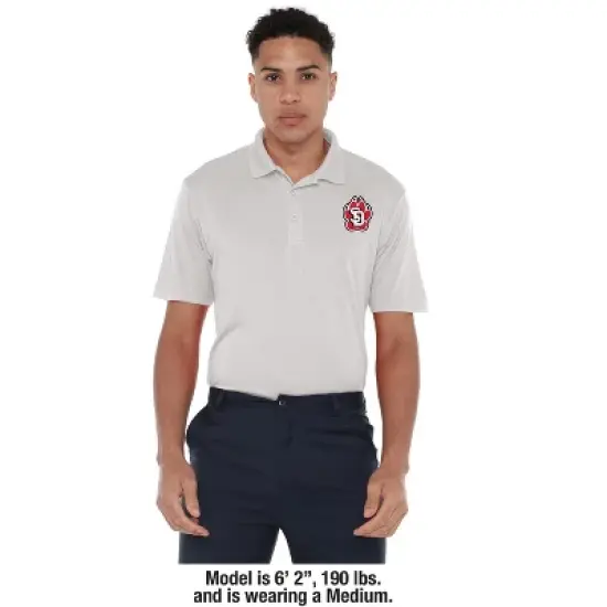 Men's The University of South Dakota Adult Polo Left Chest Logo image {2}