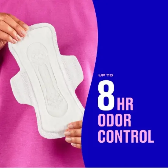 Carefree Maxi Overnight Pads with Wings - 28ct image {3}