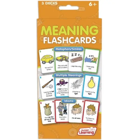 Junior Learning Meaning Flash Cards image {1}
